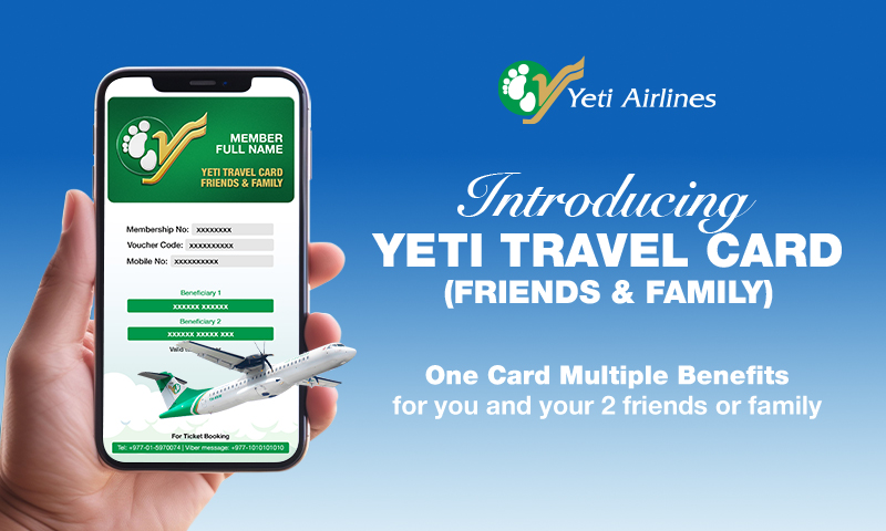 Yeti Travel Card (Friends & Family)